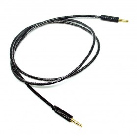 Kabel AUX Jack Audio 3.5mm HiFi 90CM - Black