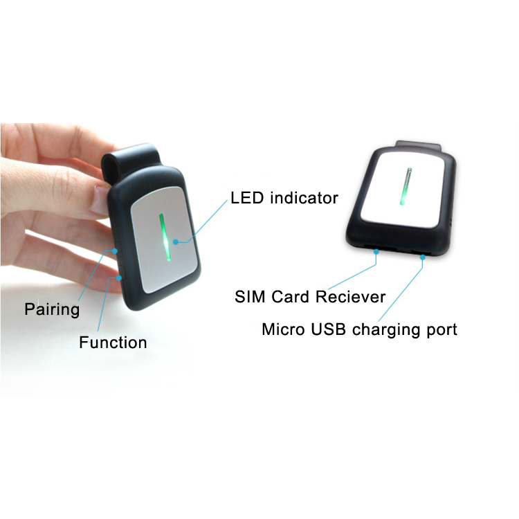 Dual Sim Card Adapter Bluetooth 4 0 For Iphone 6 6s 5s 4 With Clip