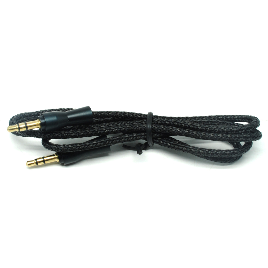 Kabel Audio AUX 3.5mm HiFi 1 Meter - Black