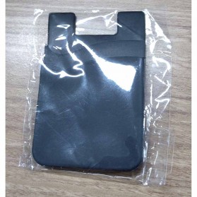 Smartphone Silicone Card Holder Tempat Kartu - 3M - Black - 8