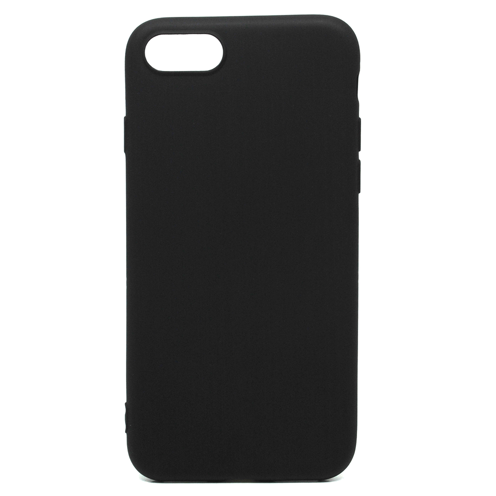 Matte TPU Softcase for iPhone 7/8 - Black 