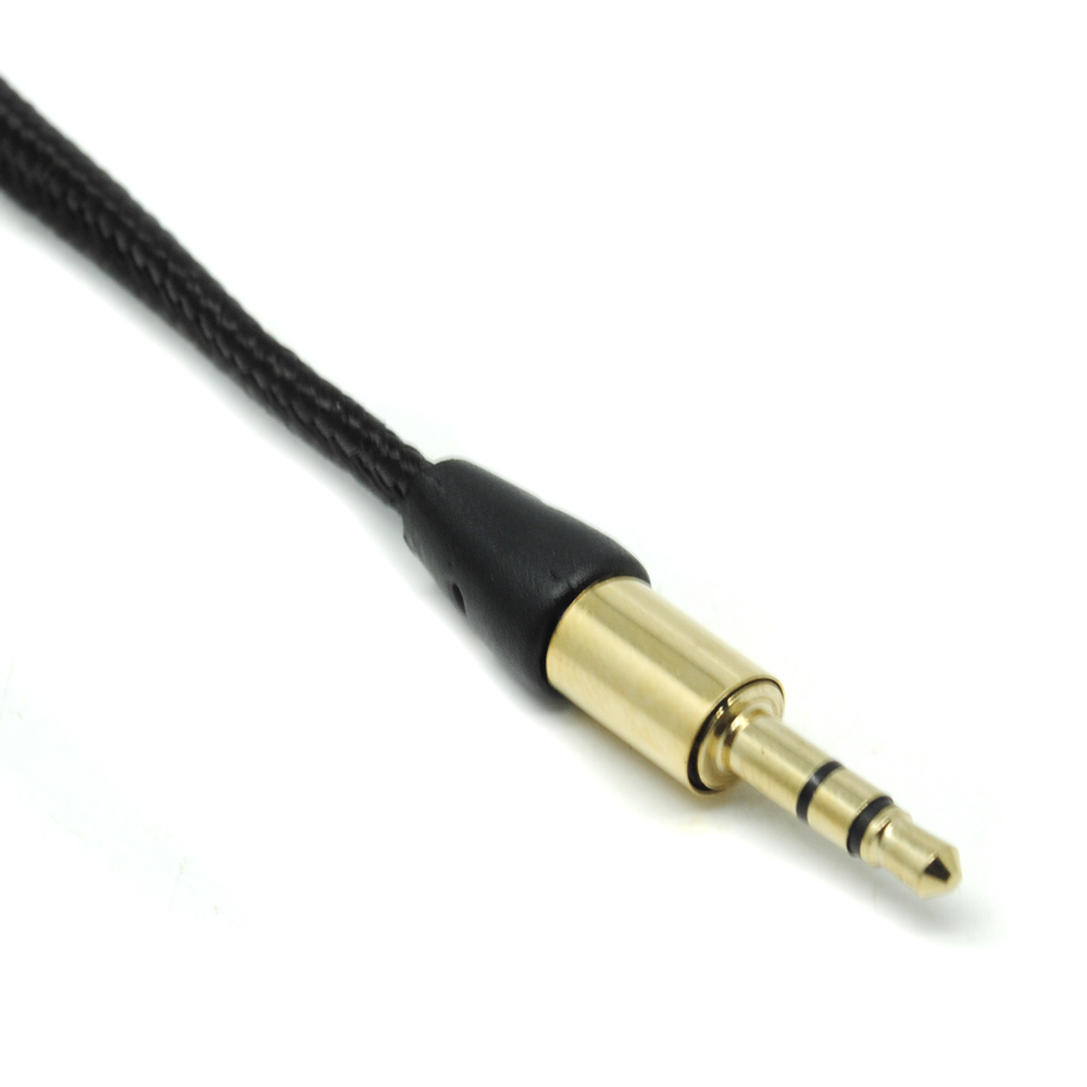 kabel aux flat braided 3 5mm hifi 1 meter black kabel aux flat braided 3 5mm hifi 1 meter black
