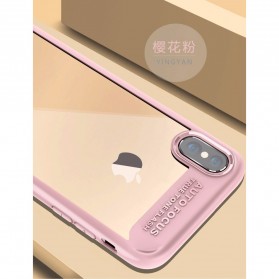 Transparent Fitted Protective Hardcase for iPhone X - Black - 7
