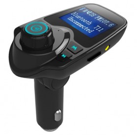 Car Bluetooth MP3 Player FM Transmitter A2DP - Black - 1