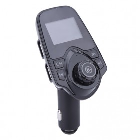 Car Bluetooth MP3 Player FM Transmitter A2DP - Black - 4