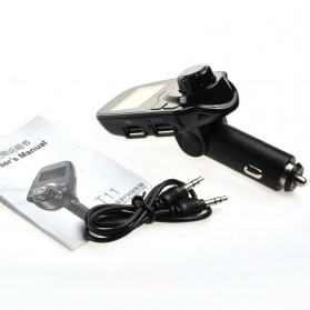 Car Bluetooth MP3 Player FM Transmitter A2DP - Black - 8