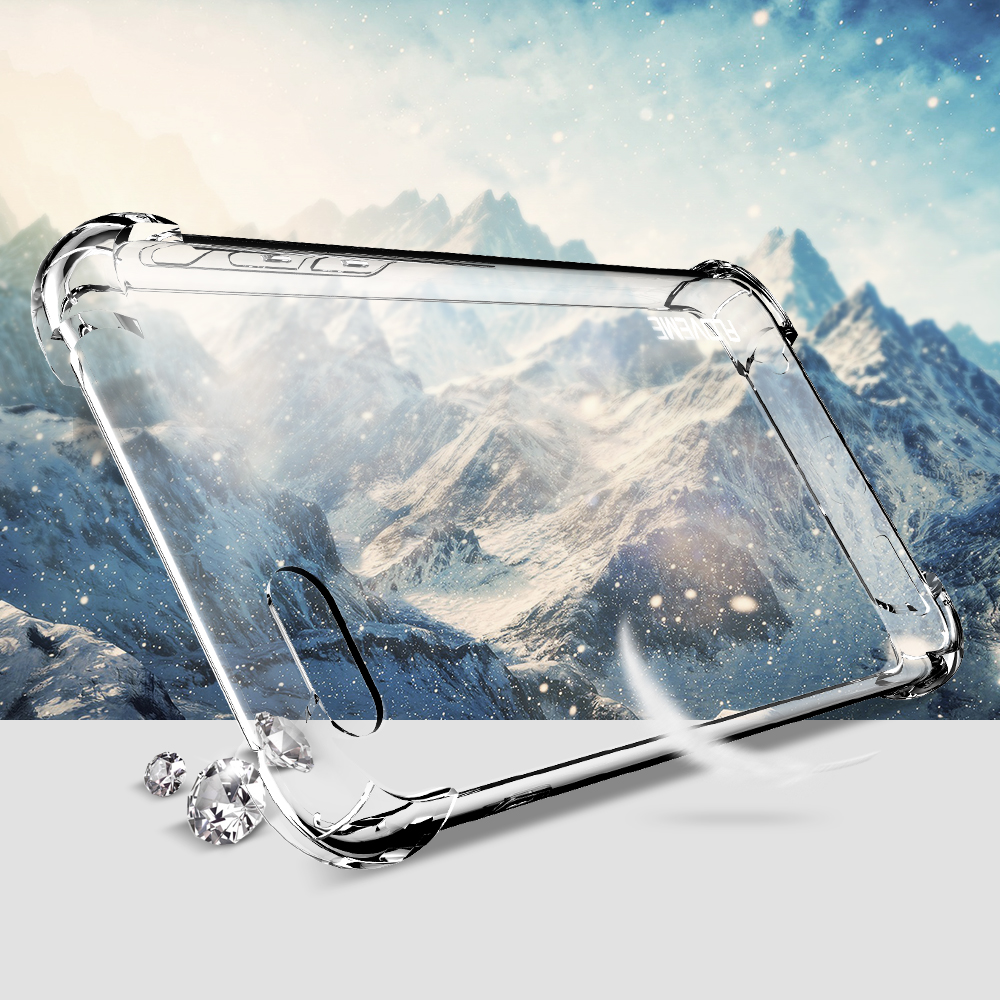 ... Anti Crack TPU Silicone Softcase for iPhone 7 Plus / 8 Plus - Transparent - 3 ...