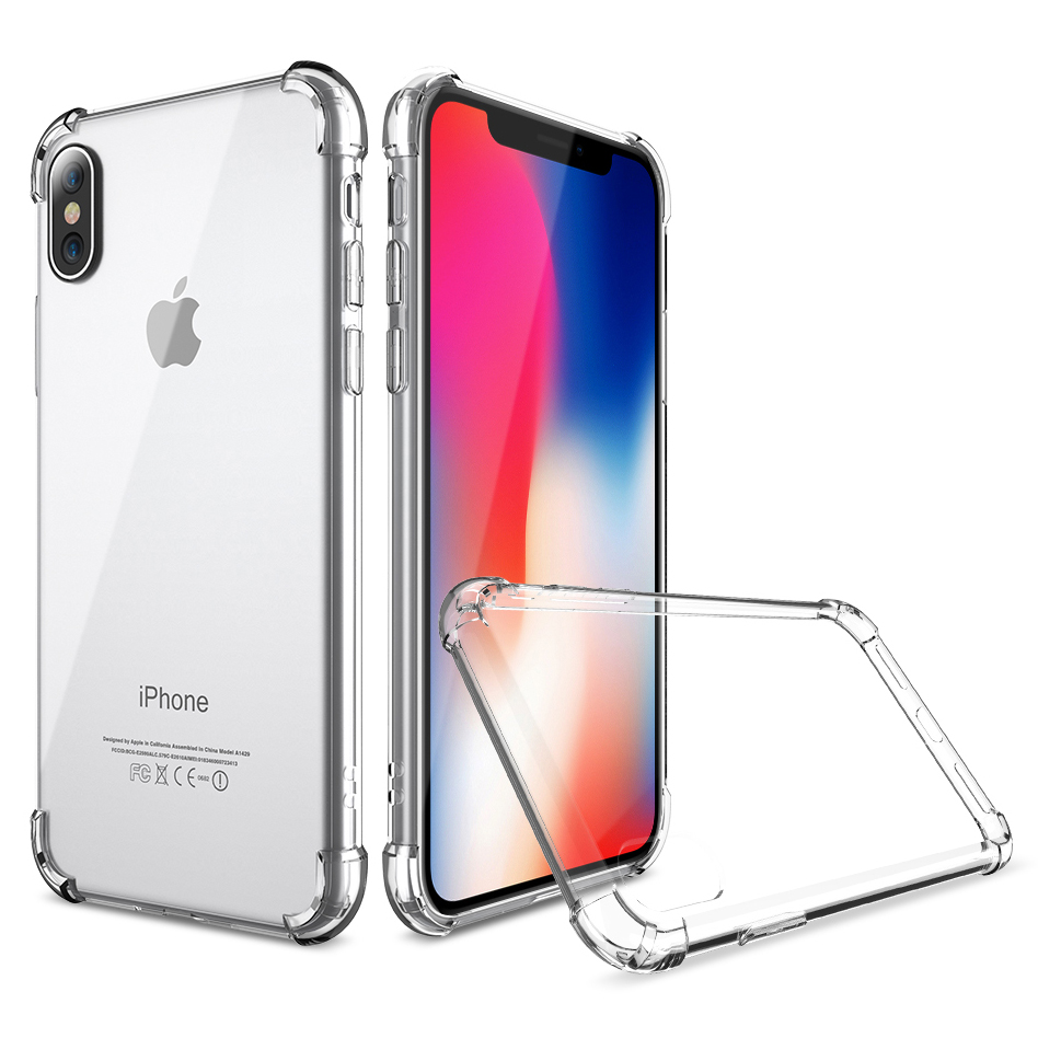 Anti Crack TPU Silicone Softcase for iPhone X