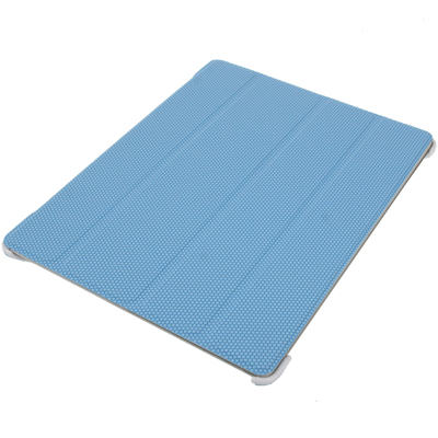4-fold Double-sided Ball Texture Smart Cover with Holder 