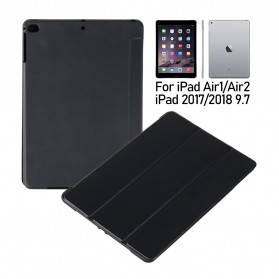 Smart Cover Flip Case for iPad 9.7 Inci 2017 2018 - Black - 1
