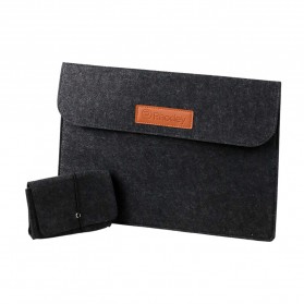 Rhodey Sleeve Case Laptop Macbook 12 Inch with Pouch - AK01 - Dark Gray