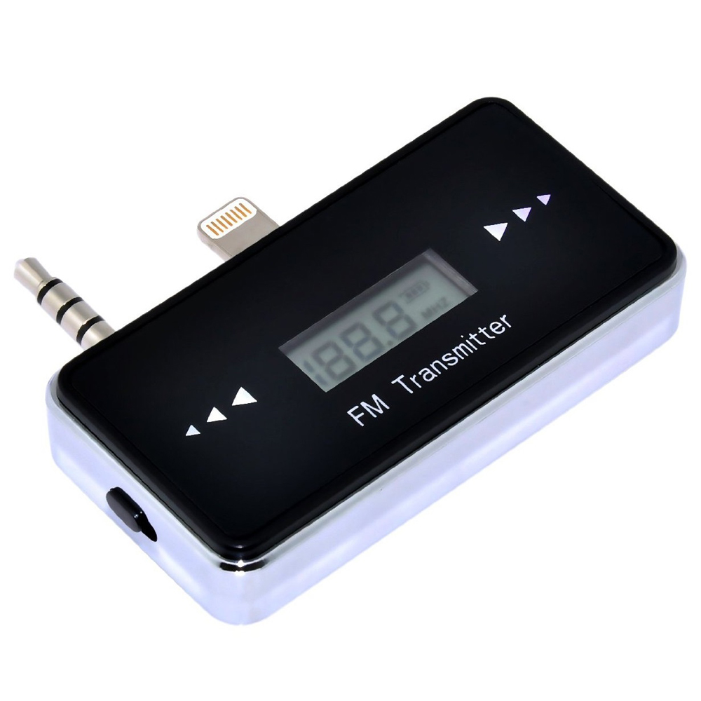 FM Transmitter 3.5mm Jack Plug Handsfree for iPhone 5/5s 