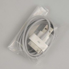 Apple Kabel Charger 30 Pin to USB Cable Data 1 Meter for iPhone iPad iPod - S-IPAD - White - 3