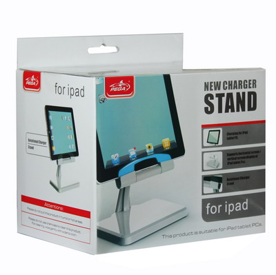 New Rotational Charger Stand for iPad 2 & iPad - Silver 