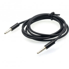 Overfly Kabel Audio AUX Stereo 3.5mm HiFi 1 Meter - CX1 - Black