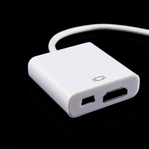 HDMI + MINI 5Pin USB Charger to Apple iPad Model (IPD-004 