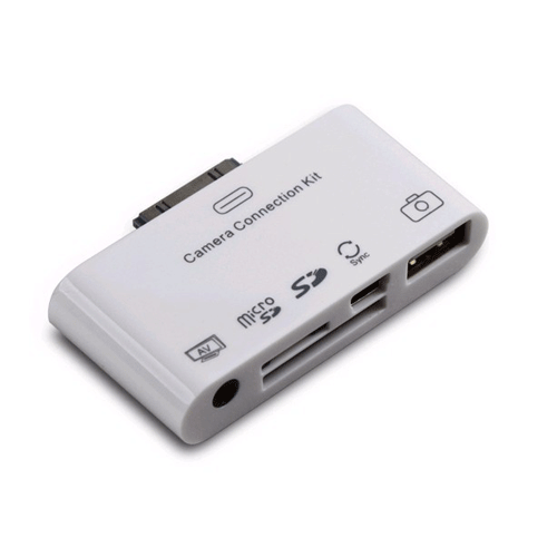 5in1 USB SD Card Reader Camera Connection AV cable 5in1 