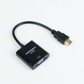 Taffware Kabel Adapter HDMI ke VGA Female - HD008 - Black - 2