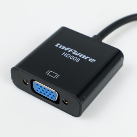 Taffware Kabel Adapter HDMI ke VGA Female - HD008 - Black - 3