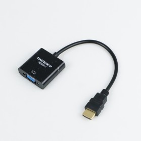 Taffware Adapter HDMI ke VGA Female dengan Audio - HD008-1 - Black - 2