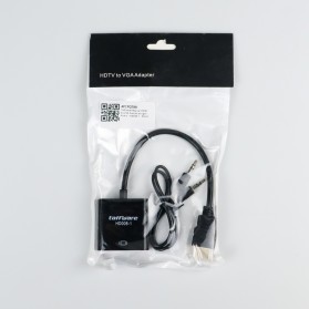 Taffware Adapter HDMI ke VGA Female dengan Audio - HD008-1 - Black - 9