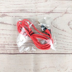 ROVTOP Kabel AUX 3.5mm HiFi Jack Gold Plated 120 cm - S-IP4G - Red - 3