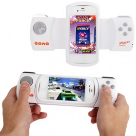Wireless Bluetooth Game Controller for iPhone 4 & 4S/iPod Touch - White - 1