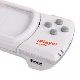 Wireless Bluetooth Game Controller for iPhone 4 & 4S/iPod Touch - White - 5