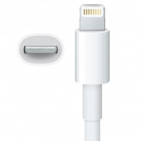 Apple Kabel Charger Lightning Multiple Strands TPE Compatible Good Quality 1m - S-IP5G - White - 3