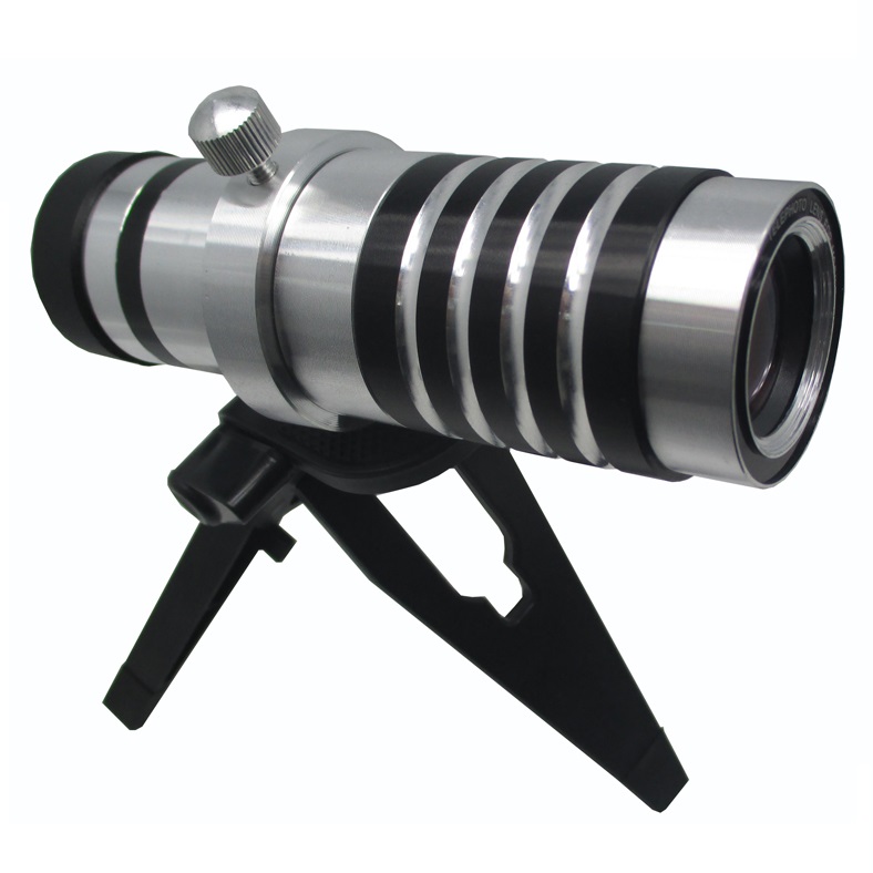 12X Optical Zoom Mobile Phone Telescope Lens with Plastic 