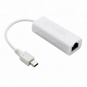 USB LAN Adapter & Card - DeLOCK 8 Pin USB to RJ45 LAN Cable Adapter - White