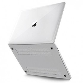 Crystal Case Macbook Pro 2016 13.3 Inch Touch Bar dengan Logo Apple - Transparent - 3