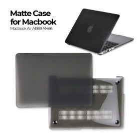 Matte Case for Macbook Air 13.3 Inch A1369 A1466 - MBMS - Black