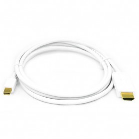 Amkle Mini Displayport to HDMI Cable Adaptor 1.8m - MDPMF - White