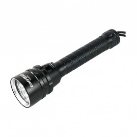 TaffLED Senter LED Scuba Dive Waterproof IP68 T6 - TG-S151 - Black