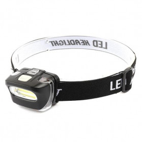Senter LED Cree - Albinaly Senter Kepala Headlamp COB LED - TG-005 - Black