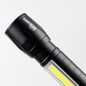 TaffLED Albinaly Senter LED USB Rechargeable Q5 + COB 2300 Lumens - 1517 - Black - 3