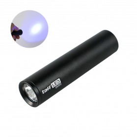 TaffLED Senter LED Mini Ultraviolet USB Rechargeable 395 nm - UV395 - Black