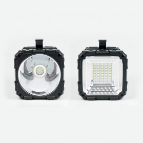 TaffLED Senter LED Flashlight Super Bright USB Rechargeable XHP70 & 55 SMD LED - W845 - Black - 3