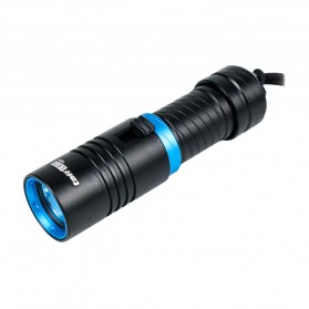 TaffLED Senter LED Diving Flashlight Waterproof L2 3800 Lumens - TR298 - Black