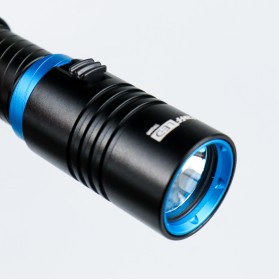 TaffLED Senter LED Diving Flashlight Waterproof L2 3800 Lumens - TR298 - Black - 3
