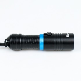 TaffLED Senter LED Diving Flashlight Waterproof L2 3800 Lumens - TR298 - Black - 5