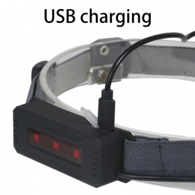 UltraFire Headlamp Senter LED Kepala Rechargeable COB - UF-1 - Silver - 4