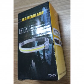 UltraFire Headlamp Senter LED Kepala Rechargeable COB - UF-1 - Silver - 9