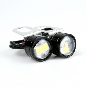 LUNZO Lampu LED Motor Daily Running Light 3SMD 2 PCS - LZ189 - Black