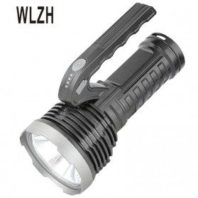 WLZH Senter LED Portable Flashlight USB Rechargeable T6 1000 Lumens - SL02 - Black