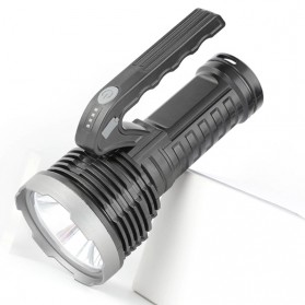 WLZH Senter LED Portable Flashlight USB Rechargeable T6+COB 1000 Lumens - SL02 - Black - 3