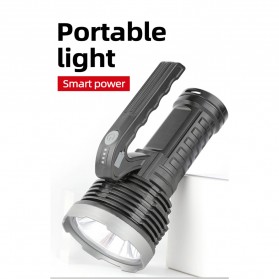 WLZH Senter LED Portable Flashlight USB Rechargeable T6+COB 1000 Lumens - SL02 - Black - 7