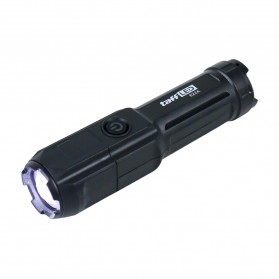 TaffLED Senter LED Mini Rechargable Telescopic Zoom XPE - 622A - Black