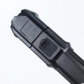 TaffLED Senter LED Mini Rechargable Telescopic Zoom XPE - 622A - Black - 4